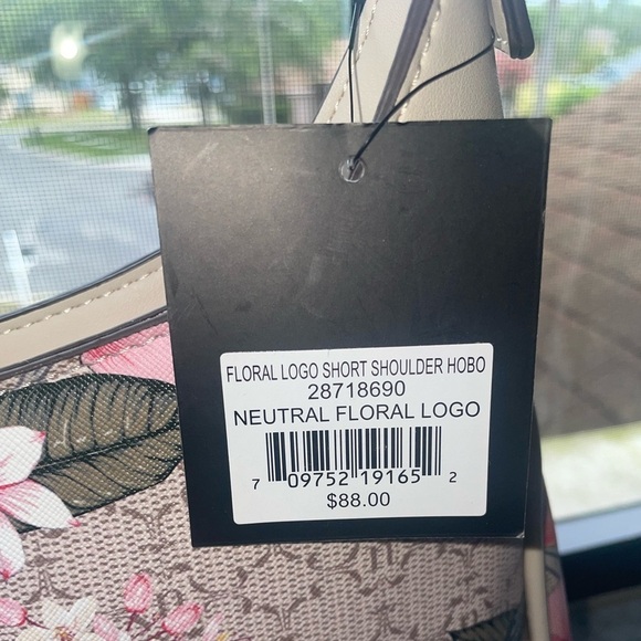 Floral purse Jackie bag shoulder bag flower bag cream purse cream bag hobo bag - Picture 3 of 16